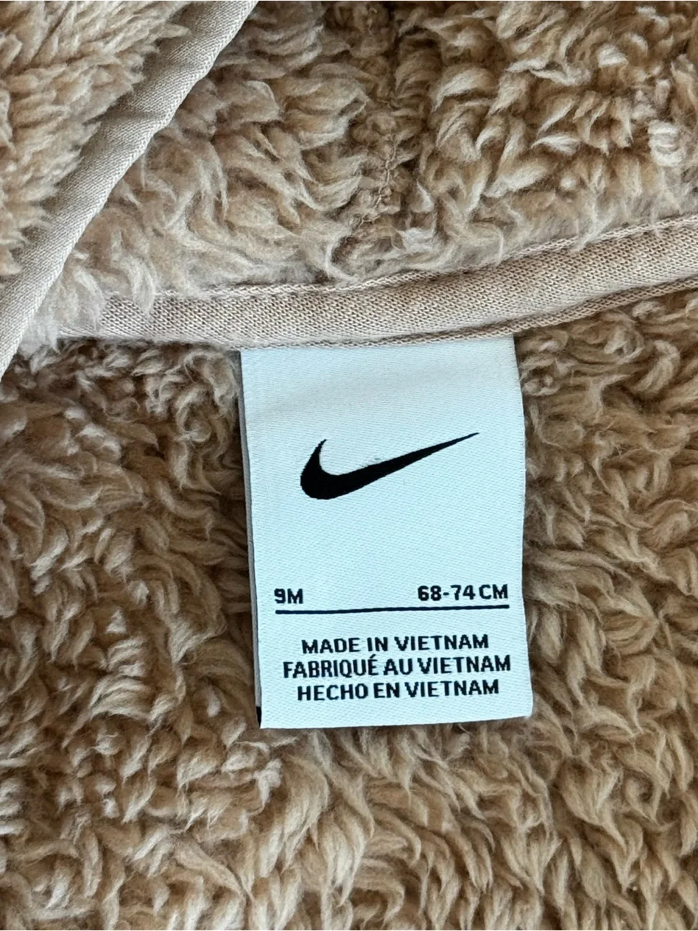 Nike Fleece Sherpa Coverall One Piece